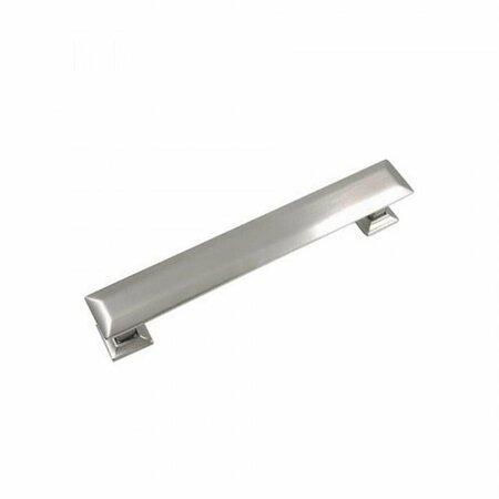 PERFECTPATIO 5 in. Satin Nickel Poise Cabinet Pull with Back Plate PE3211393